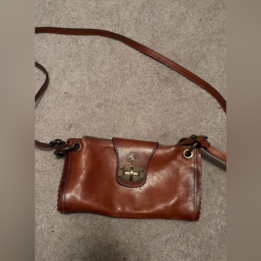 Leather Pratesi Crossbody Purse